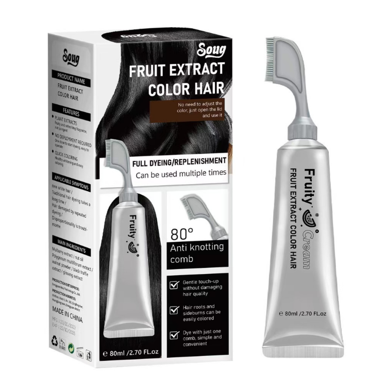 FRUITY CREAM - RETOCADOR DE CANAS CON ESTRACTO DE FRUTA